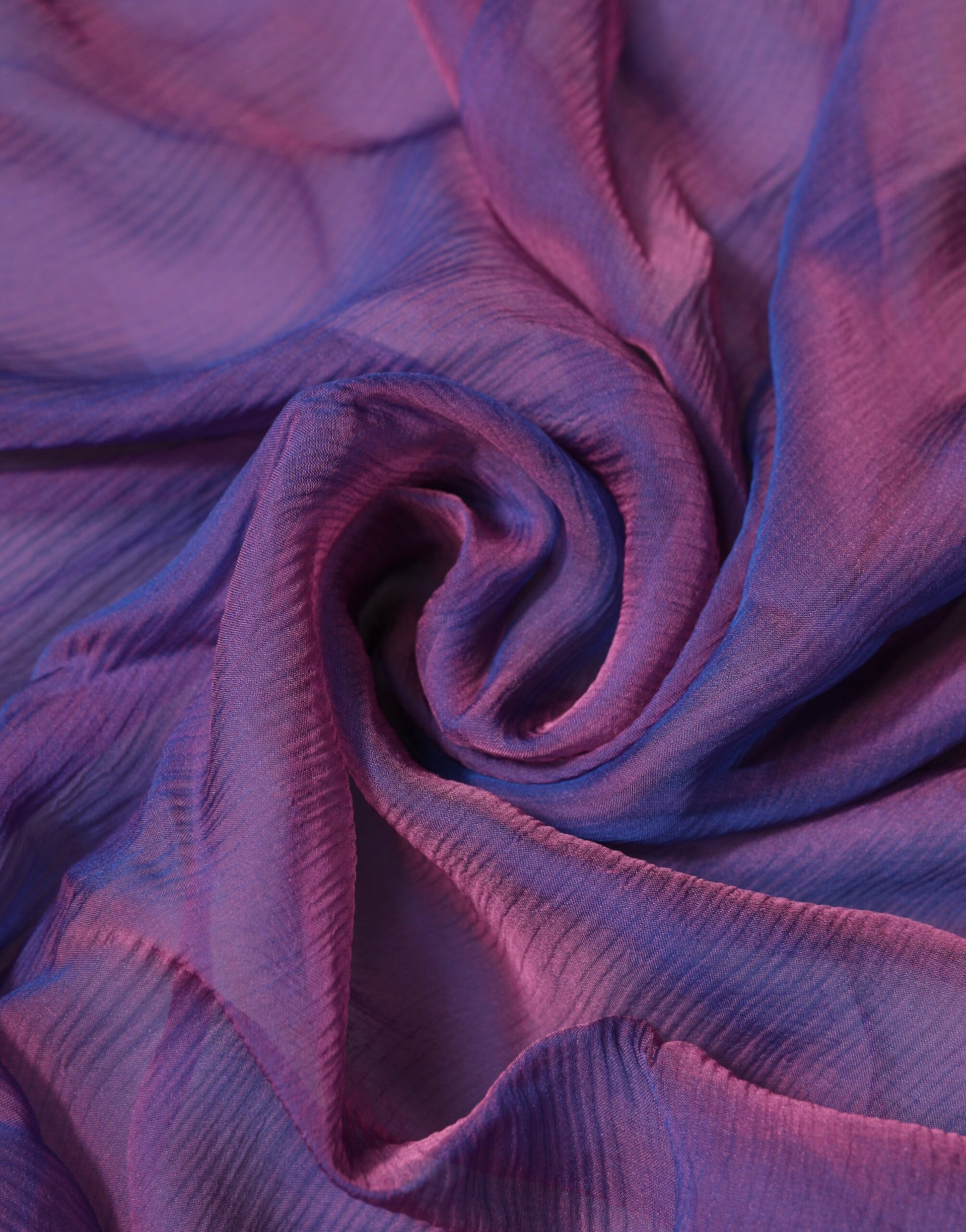 Foulard Écharpe Rectangle en Soie Violette Dolce & Gabbana