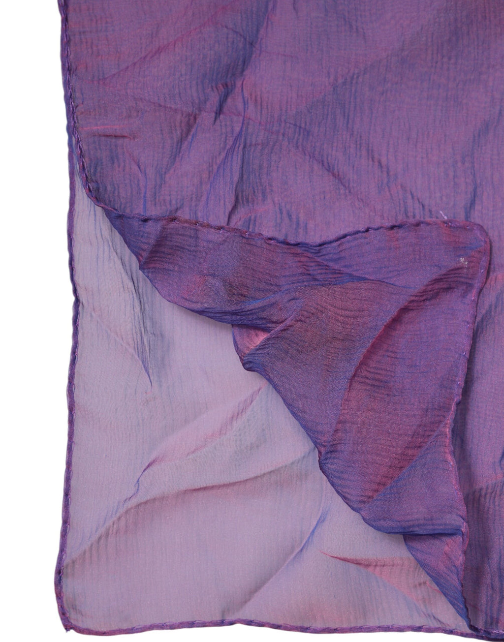 Foulard Écharpe Rectangle en Soie Violette Dolce & Gabbana