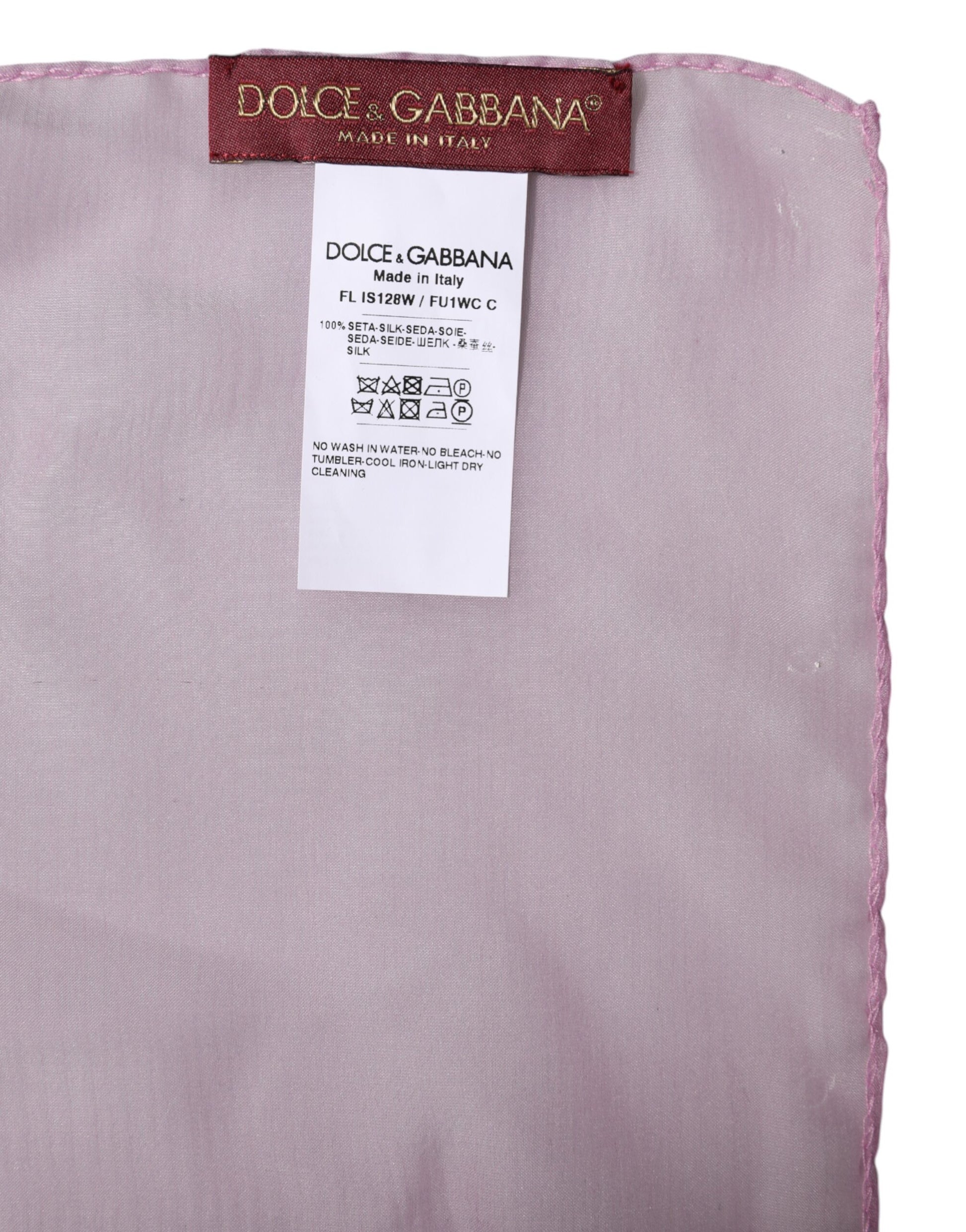 Dolce & Gabbana Pink Scarf for Women additional view