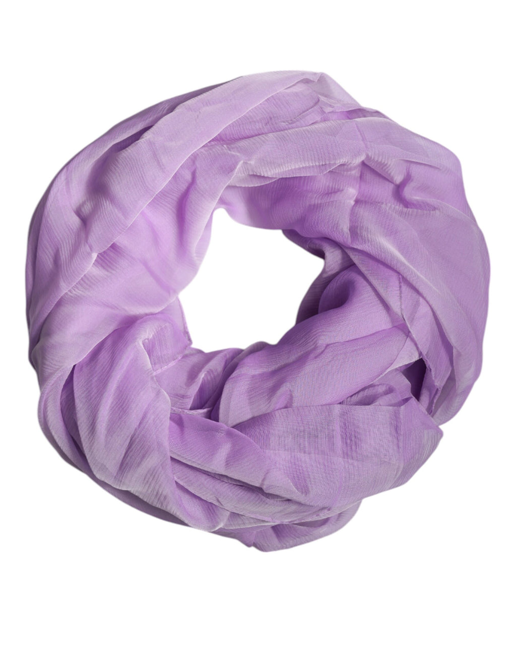 Foulard Écharpe Rectangle en Soie Violette Dolce & Gabbana