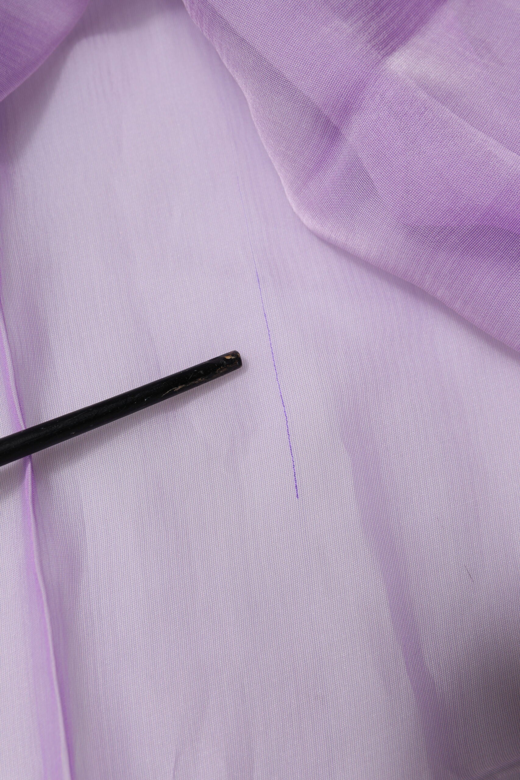 Foulard Écharpe Rectangle en Soie Violette Dolce & Gabbana