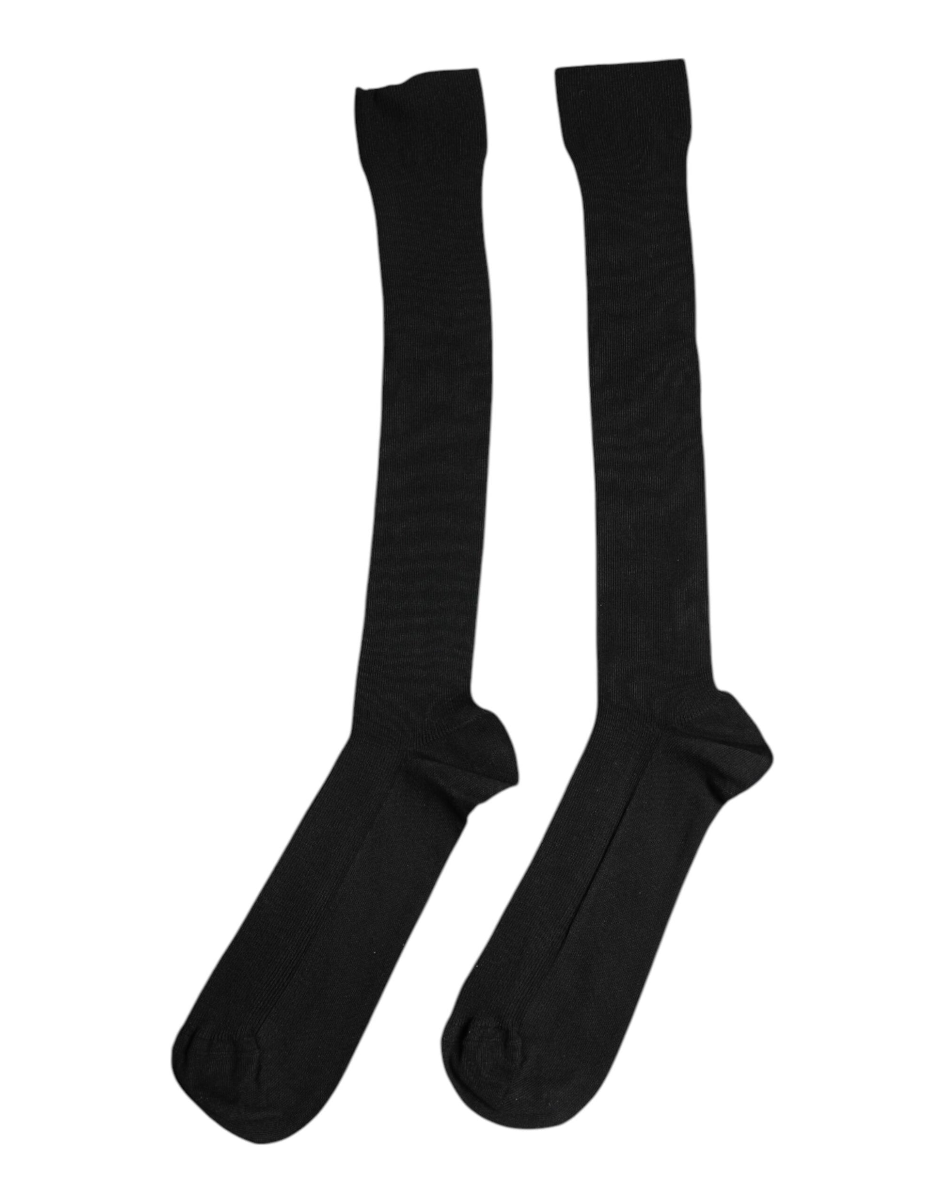 Dolce & Gabbana Black Socks for Men side view