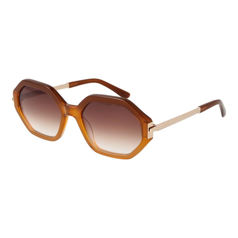 Lunettes de soleil Sandro en acétate marron