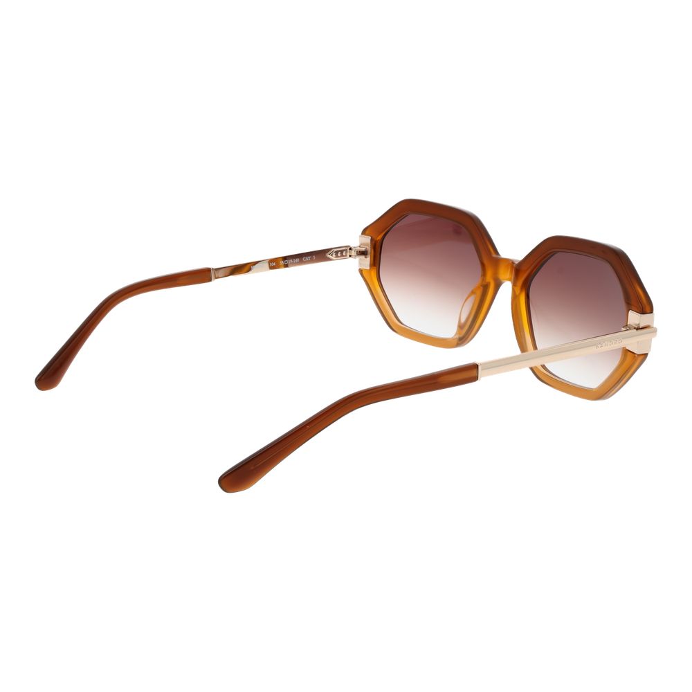 Lunettes de soleil Sandro en acétate marron