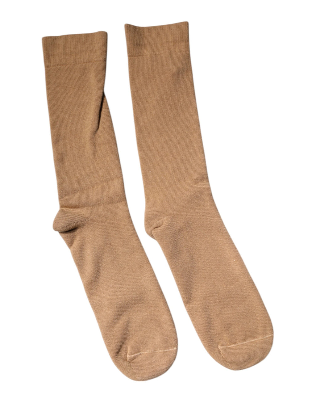 Chaussettes mi-mollet pour homme Dolce & Gabbana marron en coton uni