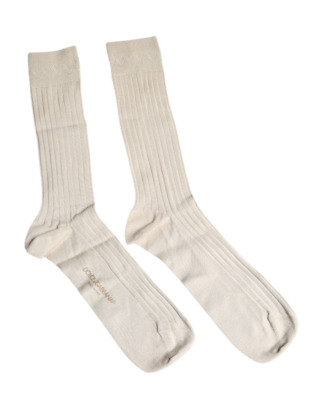 Dolce & Gabbana Beige Socks Unisex alternate view