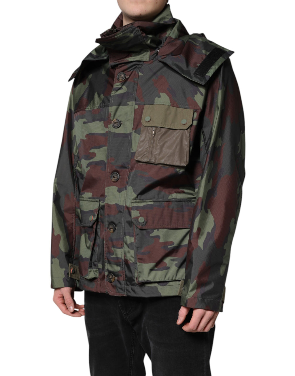 Dolce & Gabbana Multicolor Shell Jacket for Men detail view