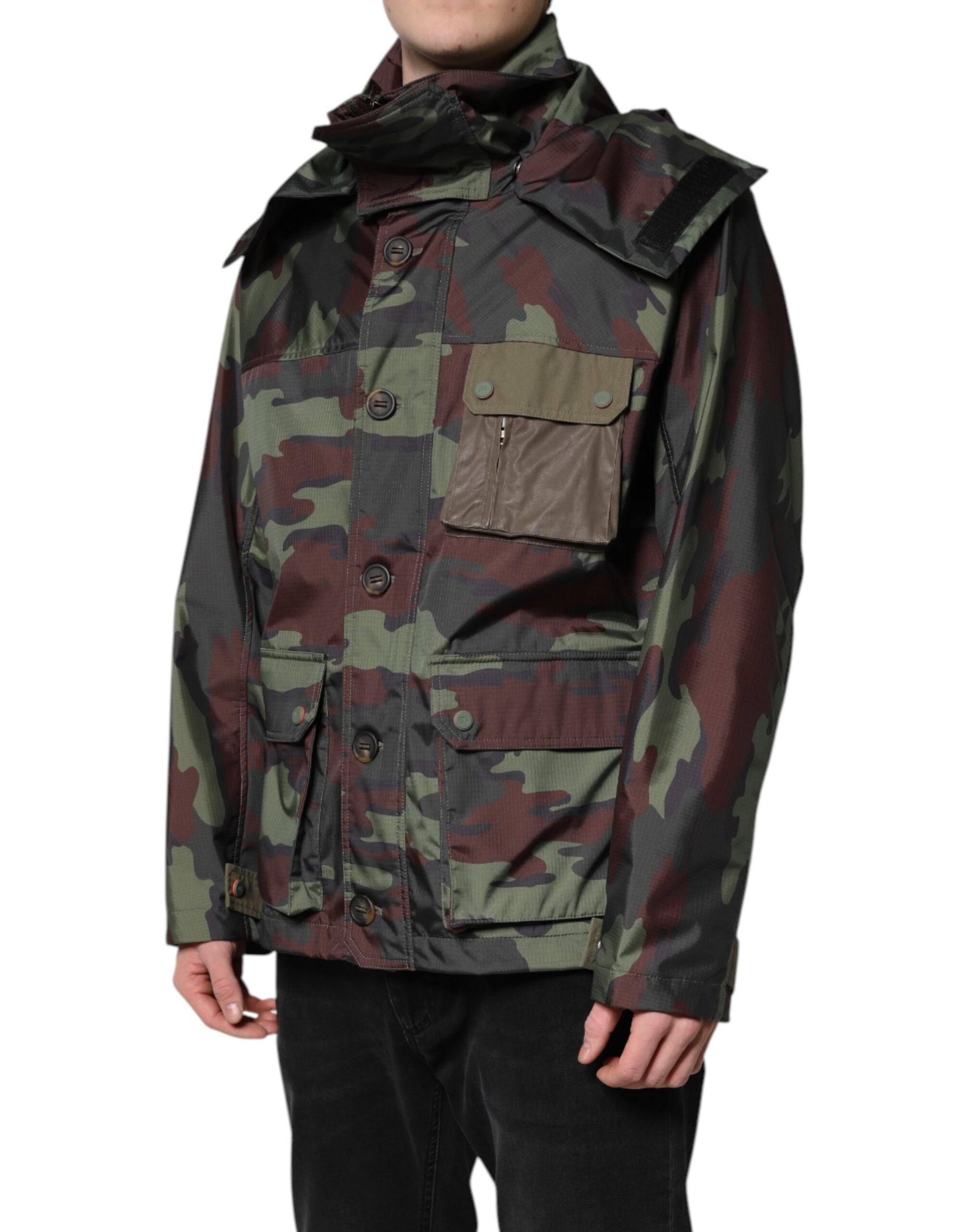 Dolce & Gabbana Multicolor Shell Jacket for Men detail view