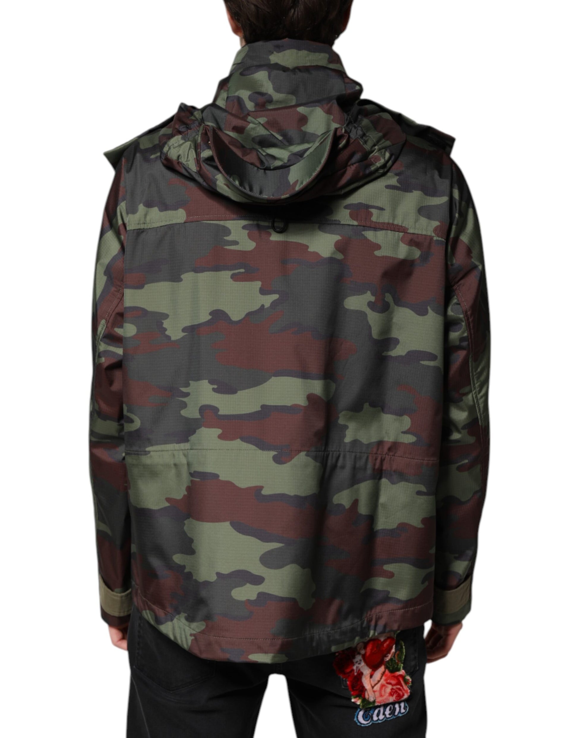 Dolce & Gabbana Multicolor Shell Jacket for Men side view