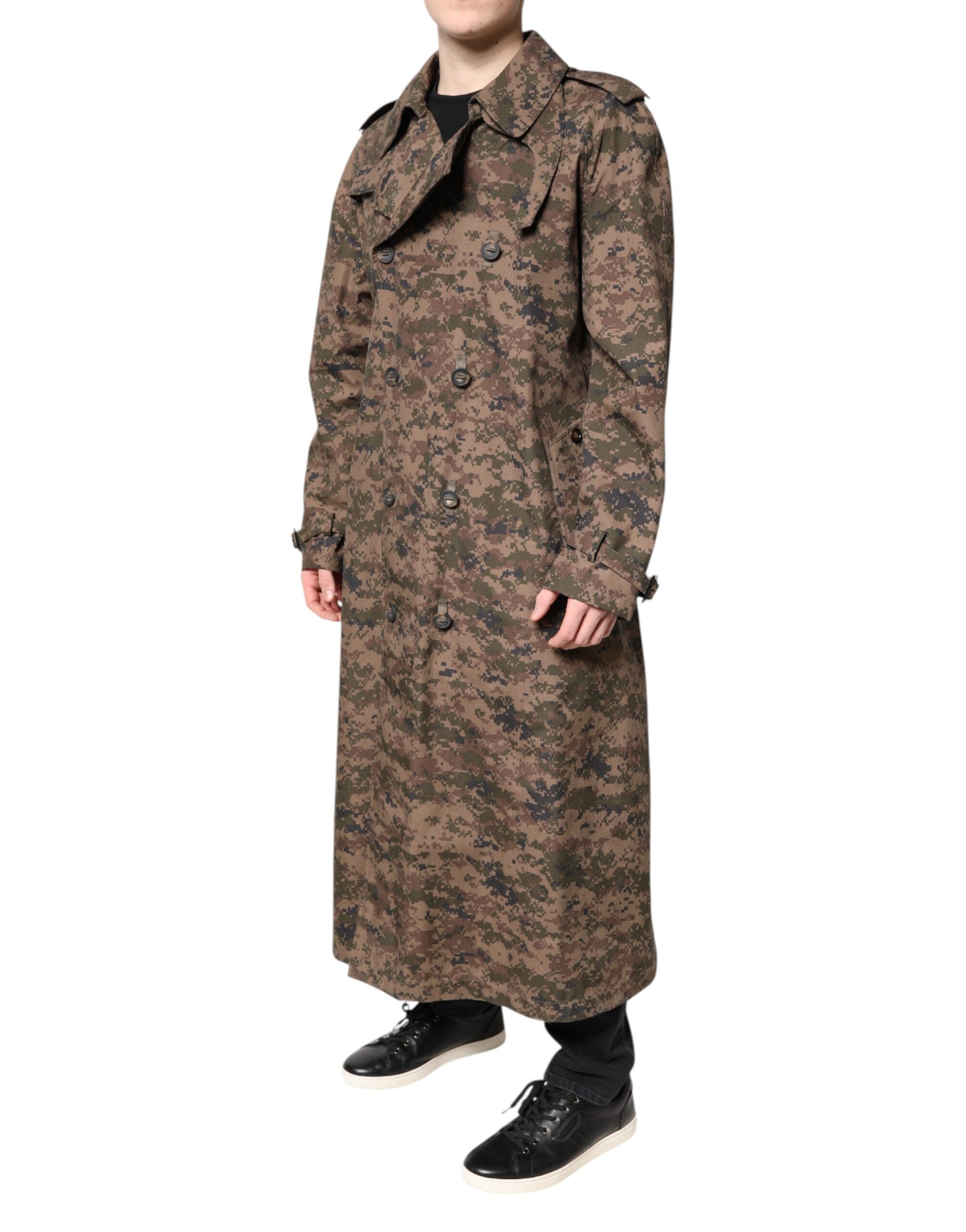 Dolce & Gabbana Multicolor Trench Coats for Men detail view