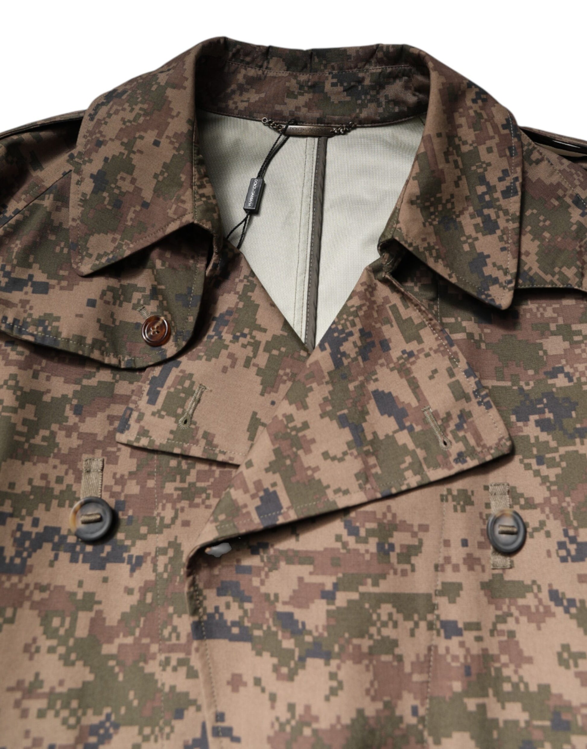 Dolce & Gabbana Multicolor Trench Coats for Men additional view