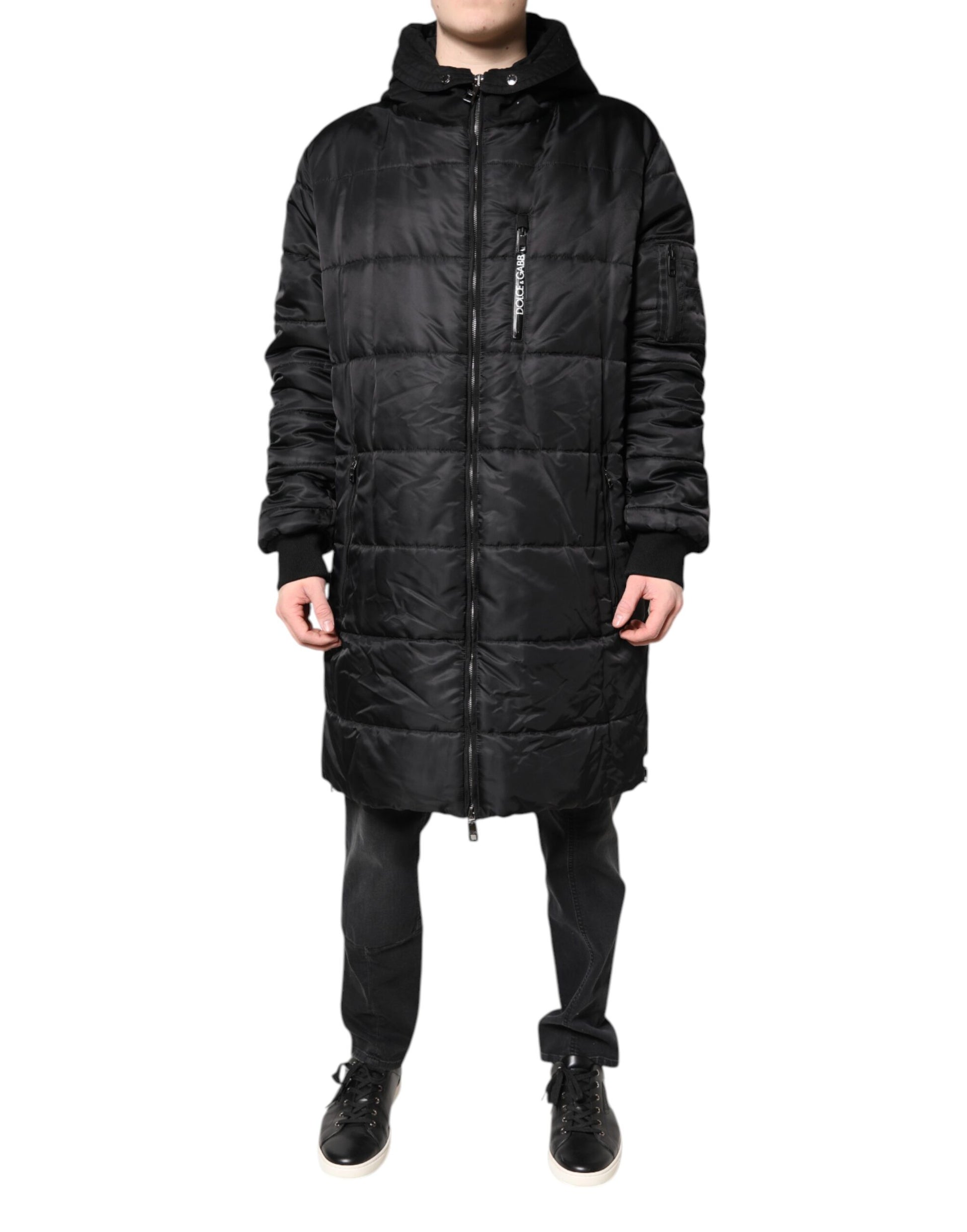 Dolce & Gabbana Black Parkas for Men