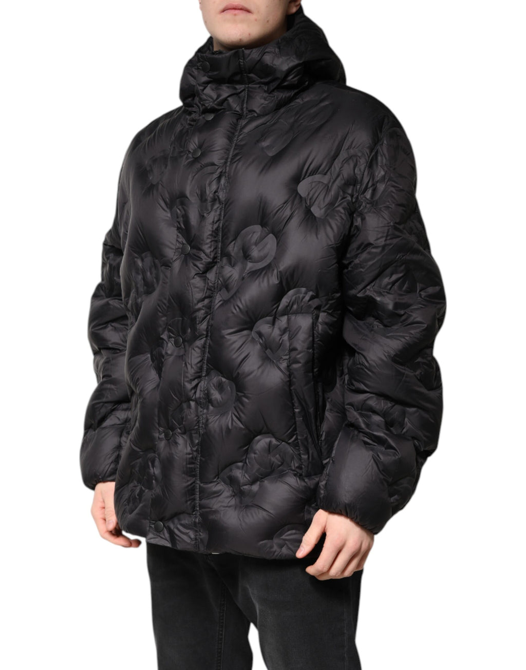 Dolce & Gabbana Black Parkas for Men detail view
