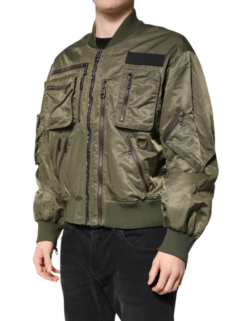 Dolce & Gabbana Green Bomber for Men detail view