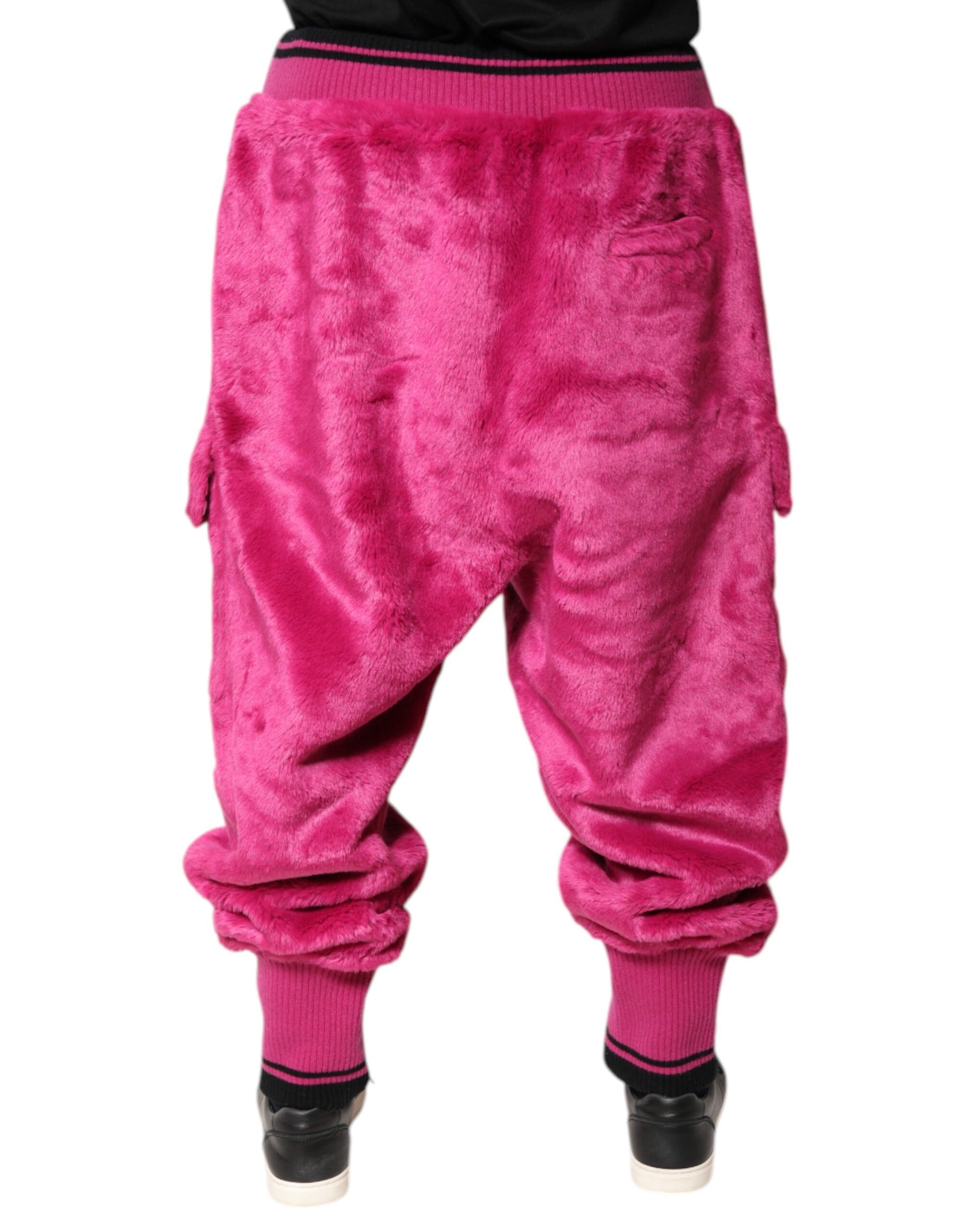 Dolce & Gabbana Pink Cargo Pants for Men detail view
