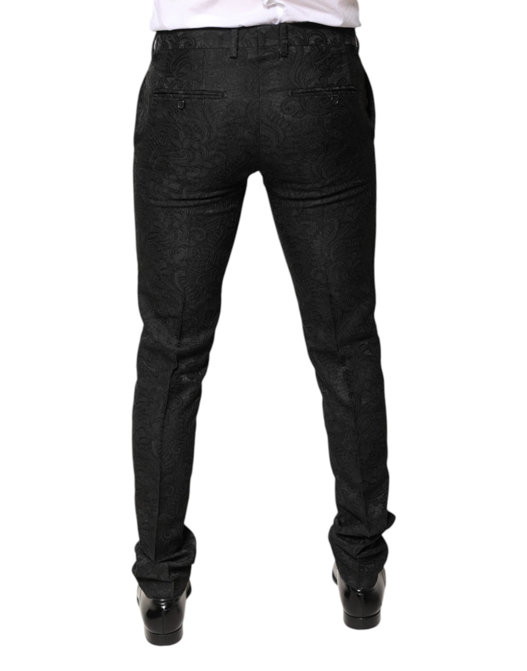 Dolce & Gabbana Black Dress Pants for Men detail view