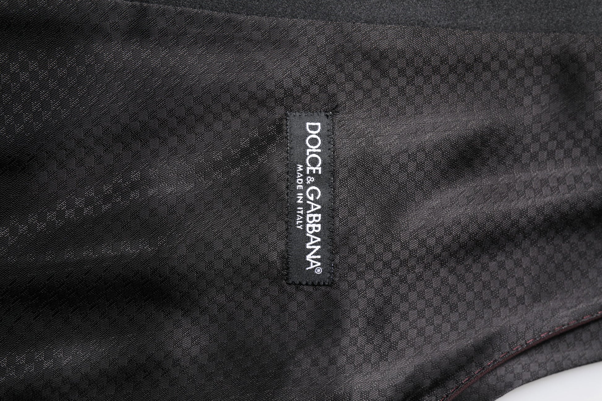 Dolce &amp; Gabbana Kastanienbraune Weste aus Wolle, formelle Weste
