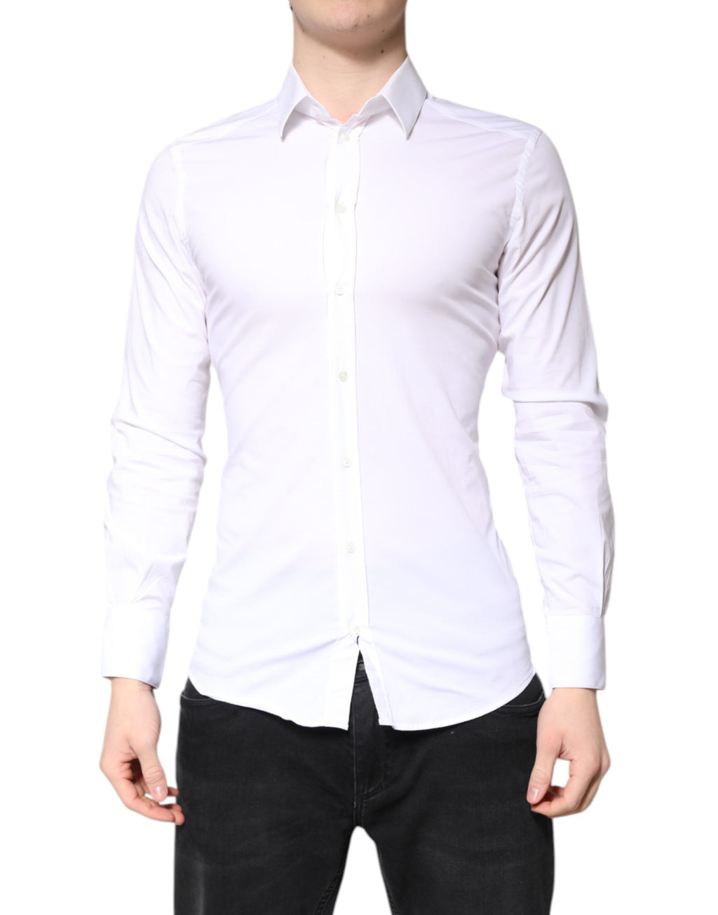 Dolce & Gabbana White Dress Shirt for Men