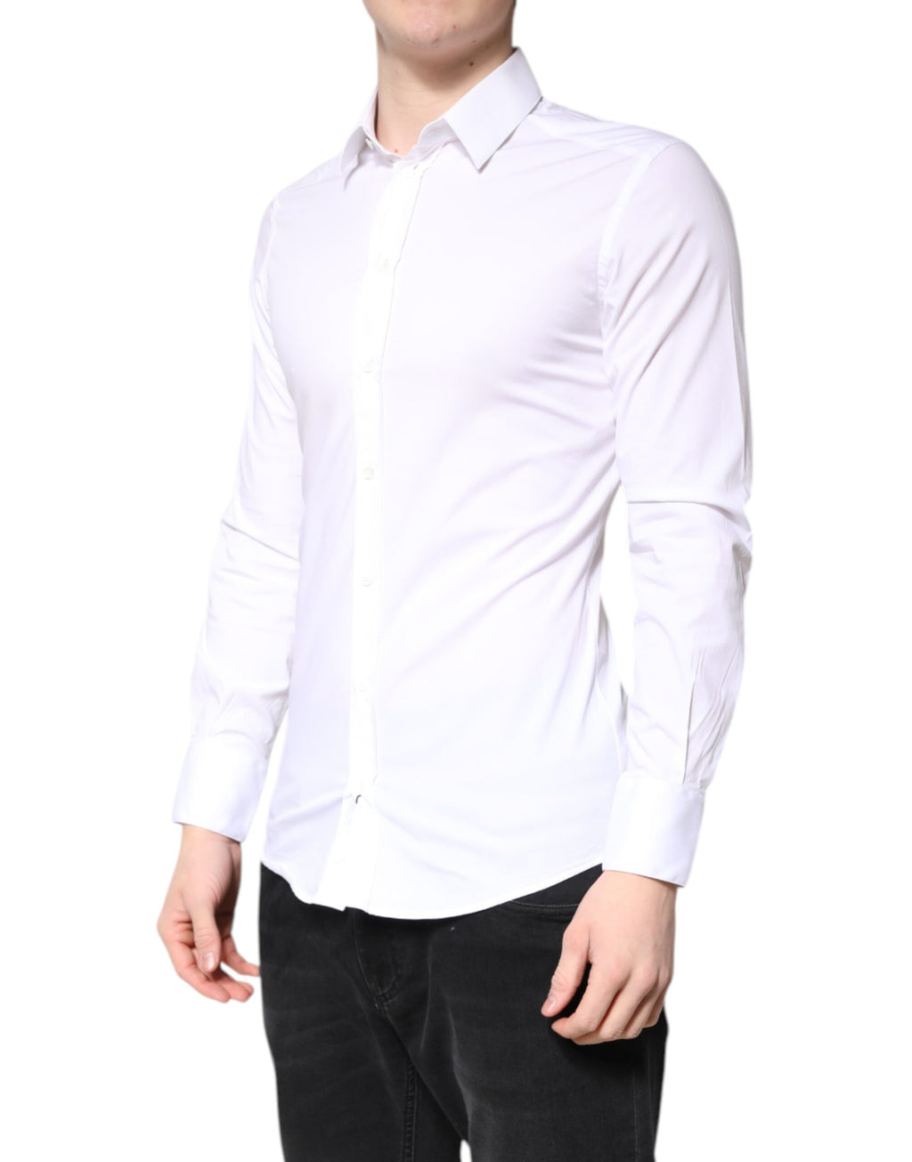 Dolce & Gabbana White Dress Shirt for Men detail view