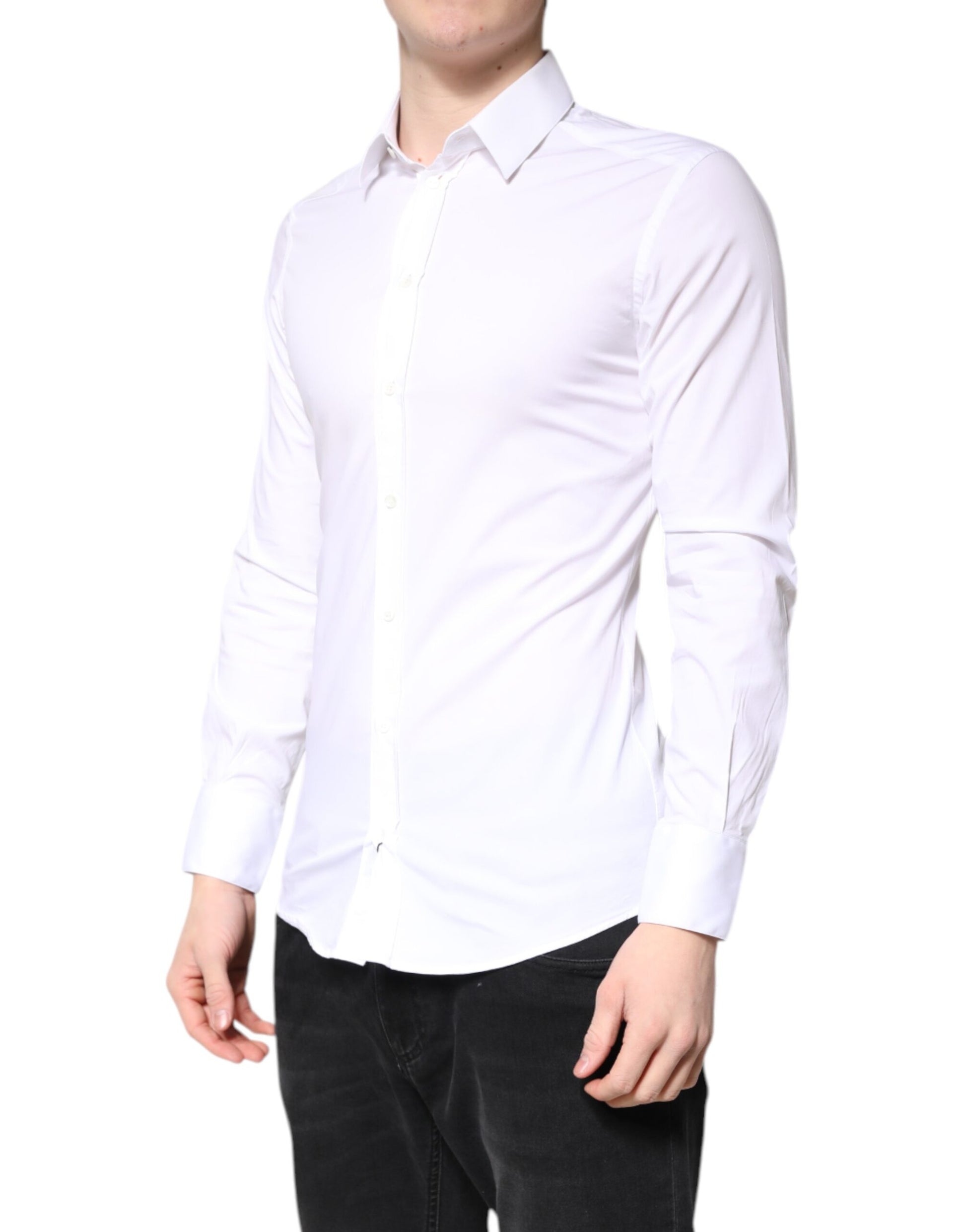 Dolce & Gabbana White Dress Shirt for Men detail view
