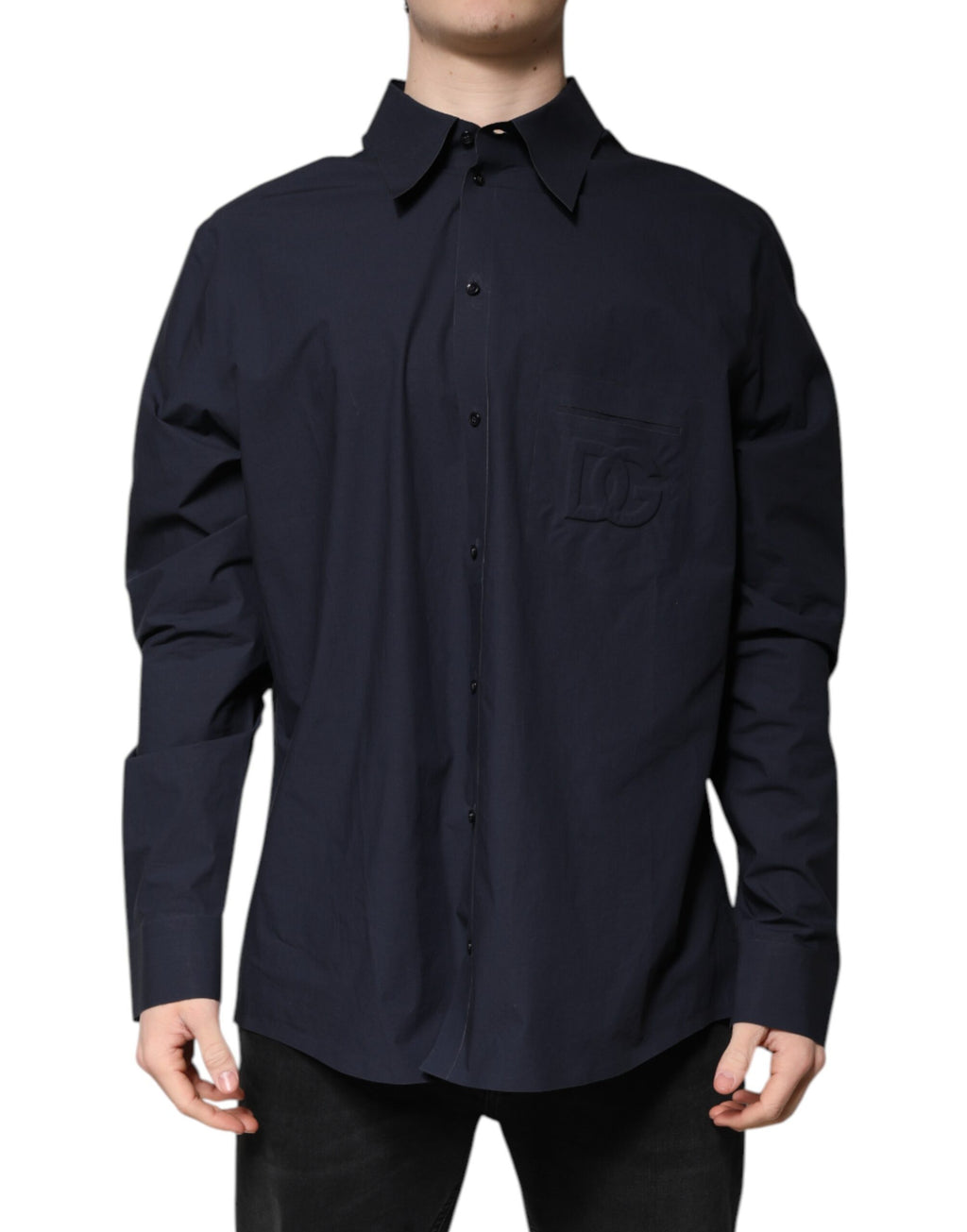 Dolce & Gabbana Blue Dress Shirt for Men
