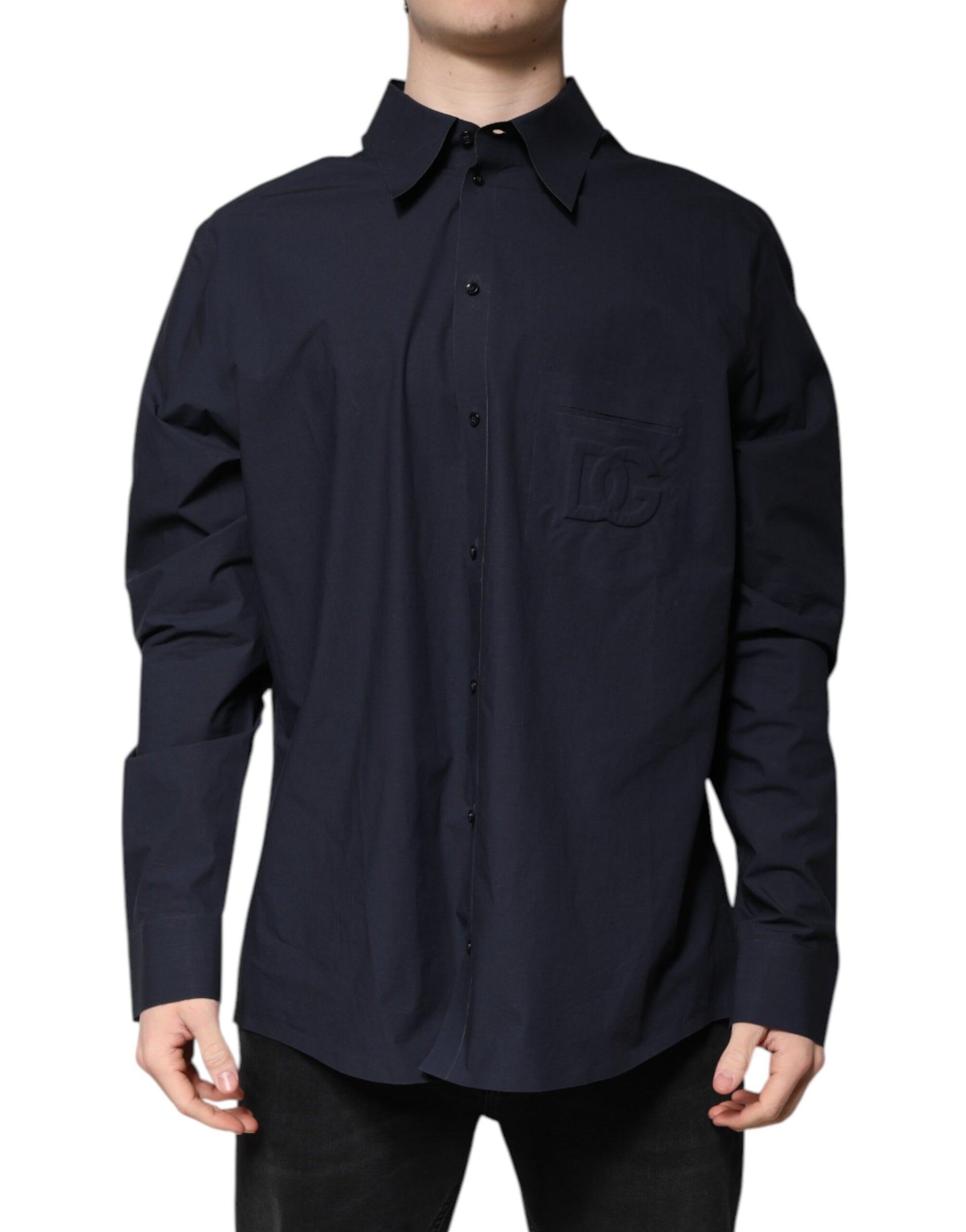 Dolce & Gabbana Blue Dress Shirt for Men