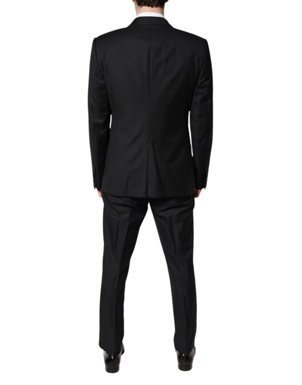 Dolce & Gabbana Black Three Piece Suits for Men side view