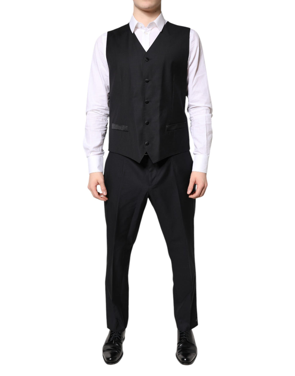 Dolce & Gabbana Black Three Piece Suits for Men additional view