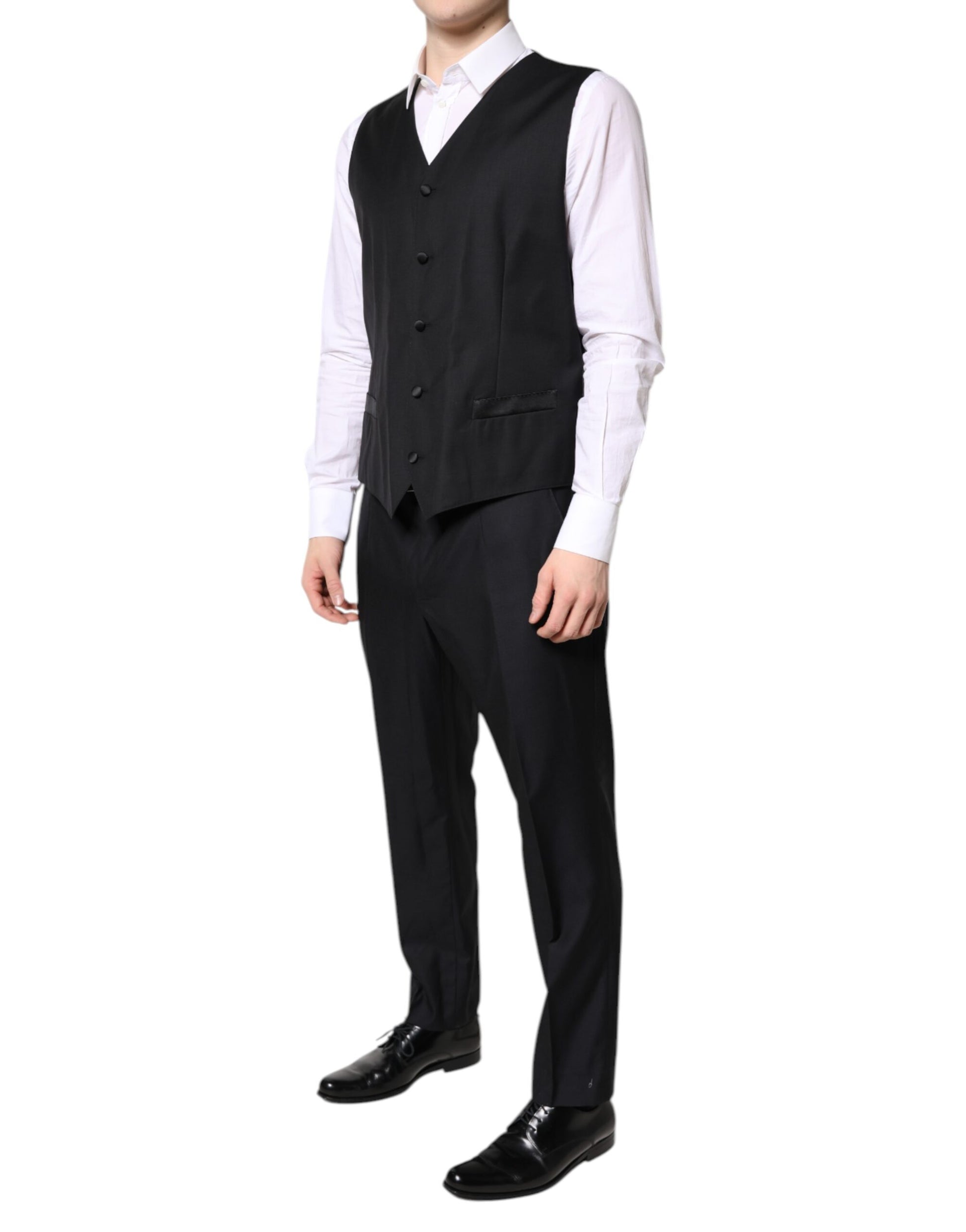 Dolce & Gabbana Black Three Piece Suits for Men additional view