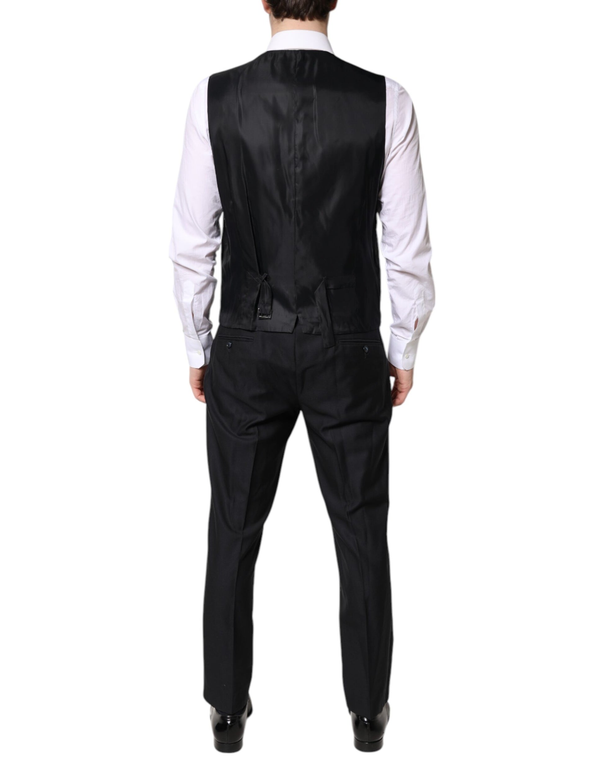 Dolce & Gabbana Black Three Piece Suits for Men additional view