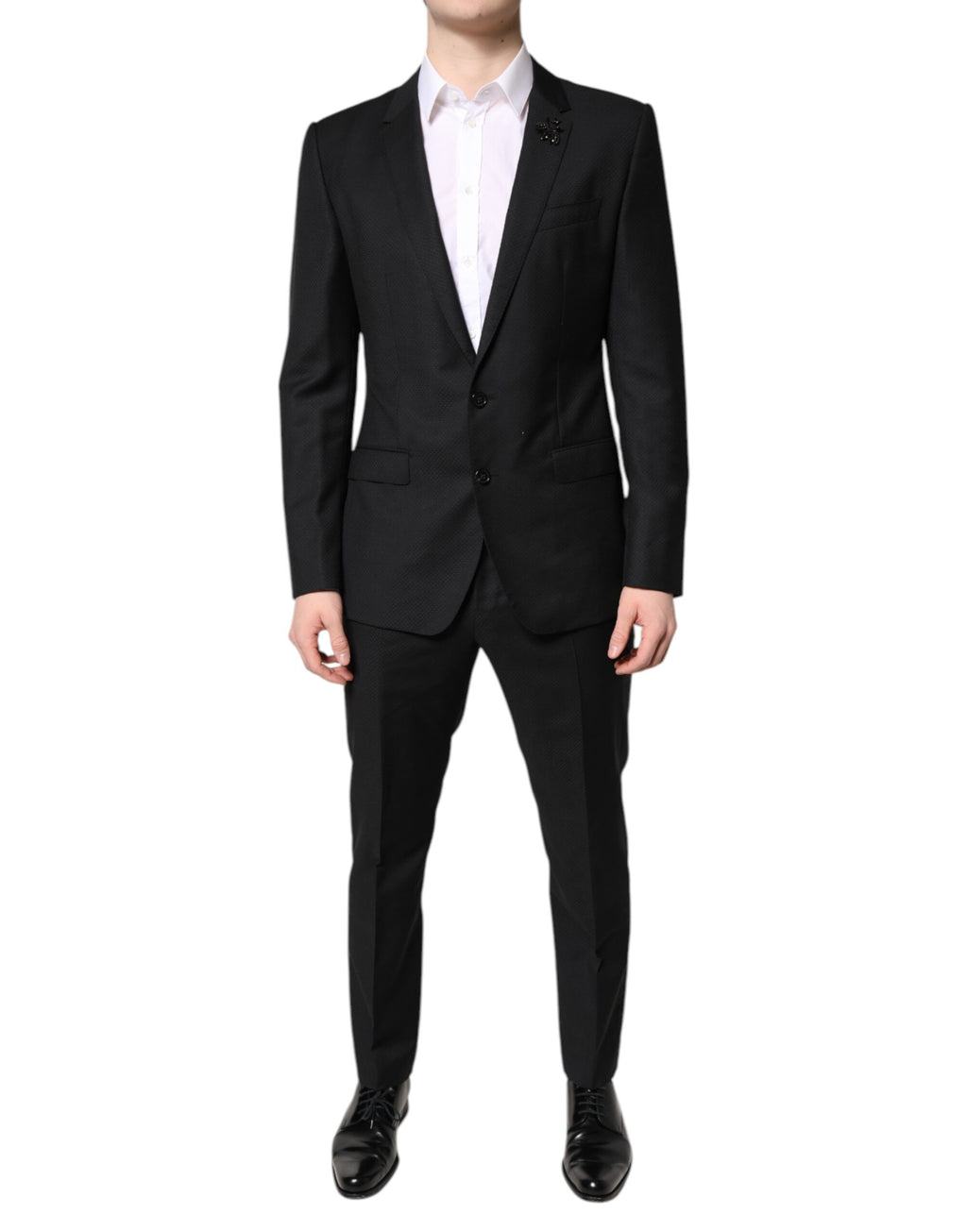 Dolce & Gabbana Black Two Piece Suits for Men