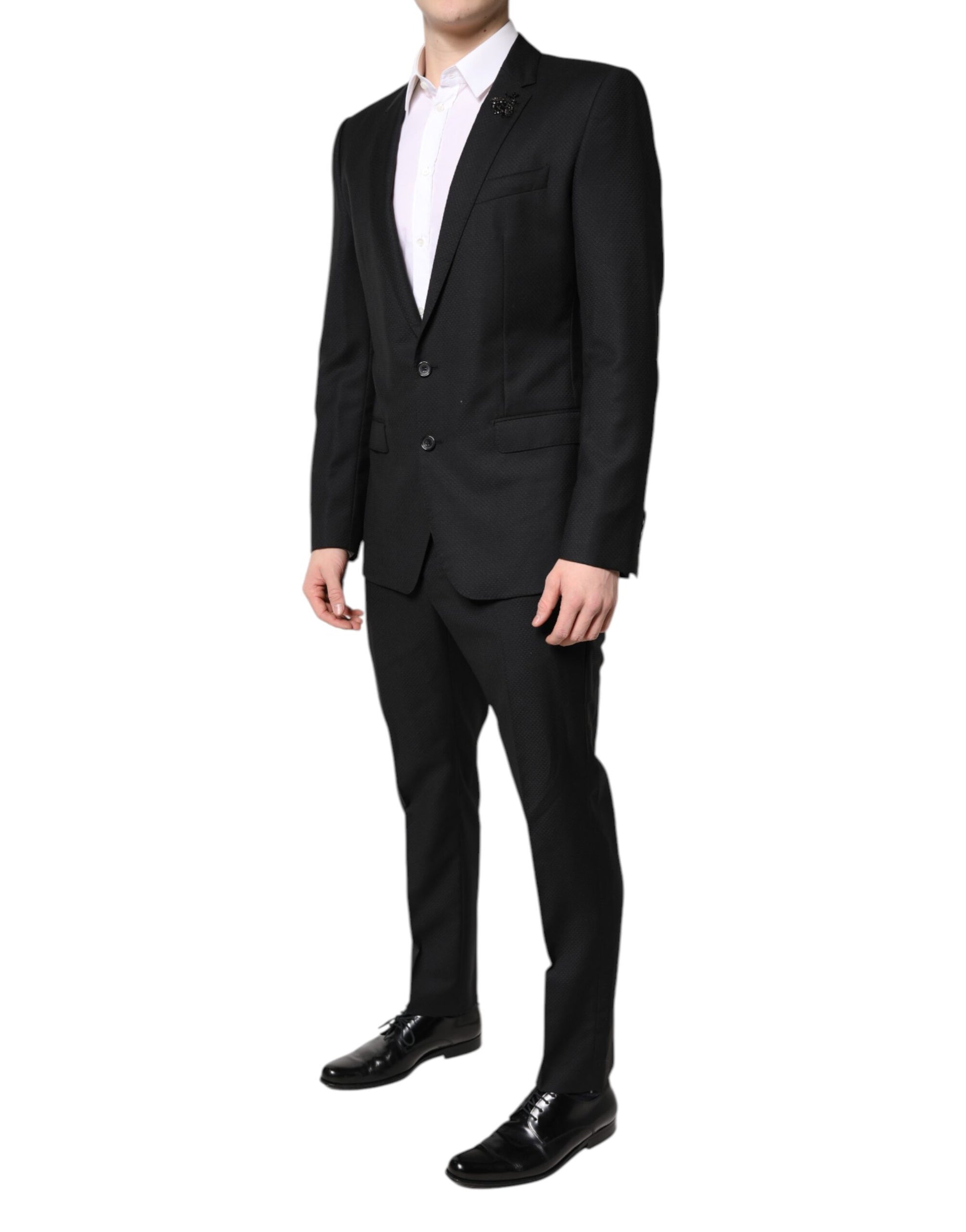 Dolce & Gabbana Black Two Piece Suits for Men detail view