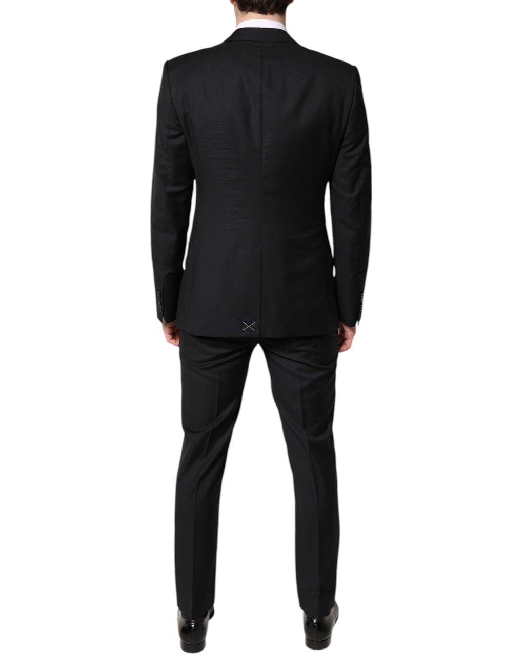 Dolce & Gabbana Black Two Piece Suits for Men side view