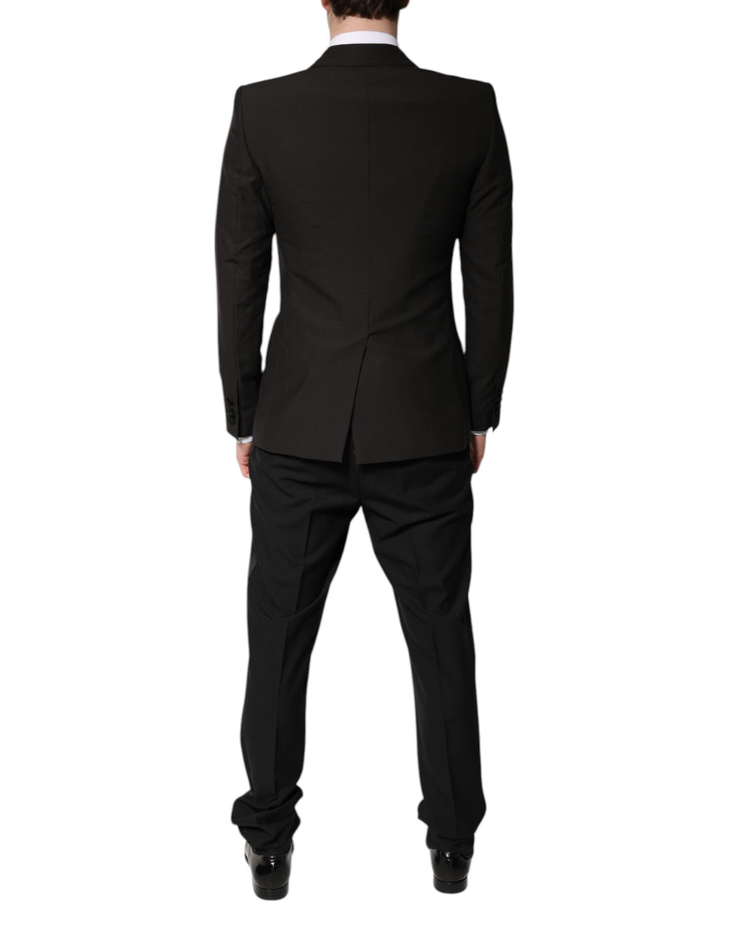 Dolce & Gabbana Black Three Piece Suits for Men side view
