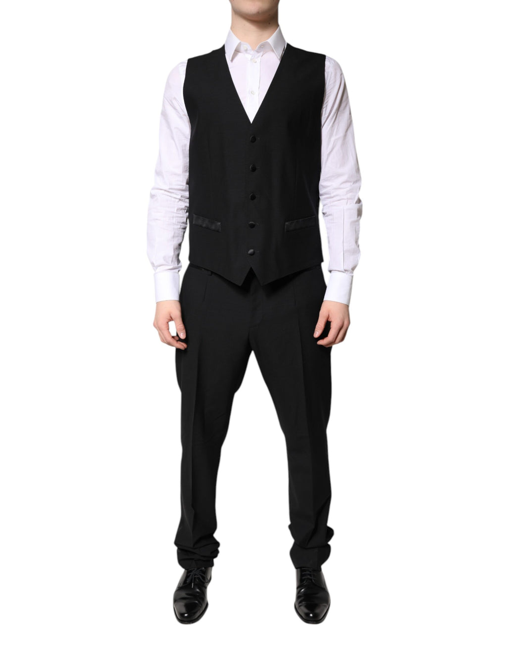 Dolce & Gabbana Black Three Piece Suits for Men additional view