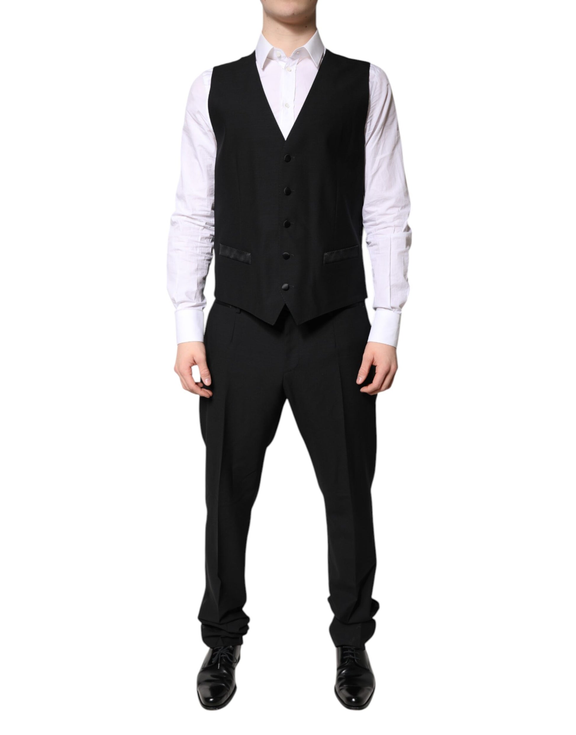 Dolce & Gabbana Black Three Piece Suits for Men additional view
