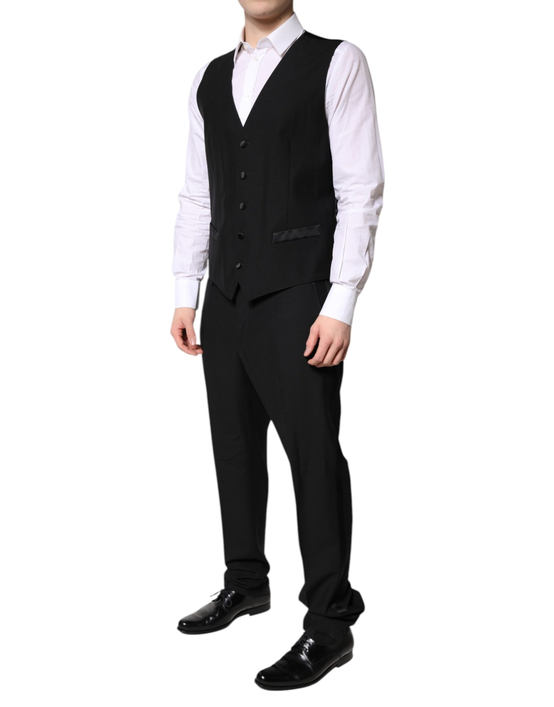 Dolce & Gabbana Black Three Piece Suits for Men additional view