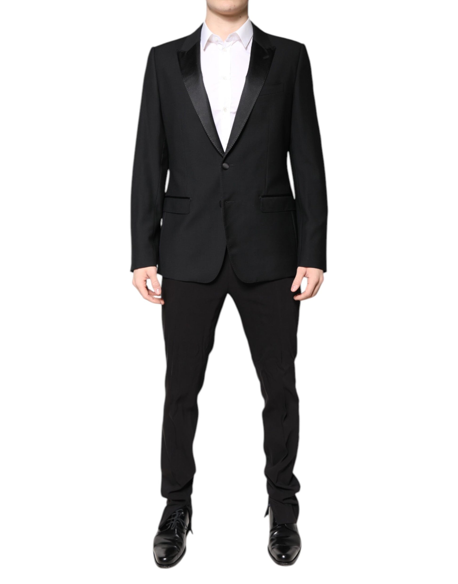 Dolce & Gabbana Black Two Piece Suits for Men