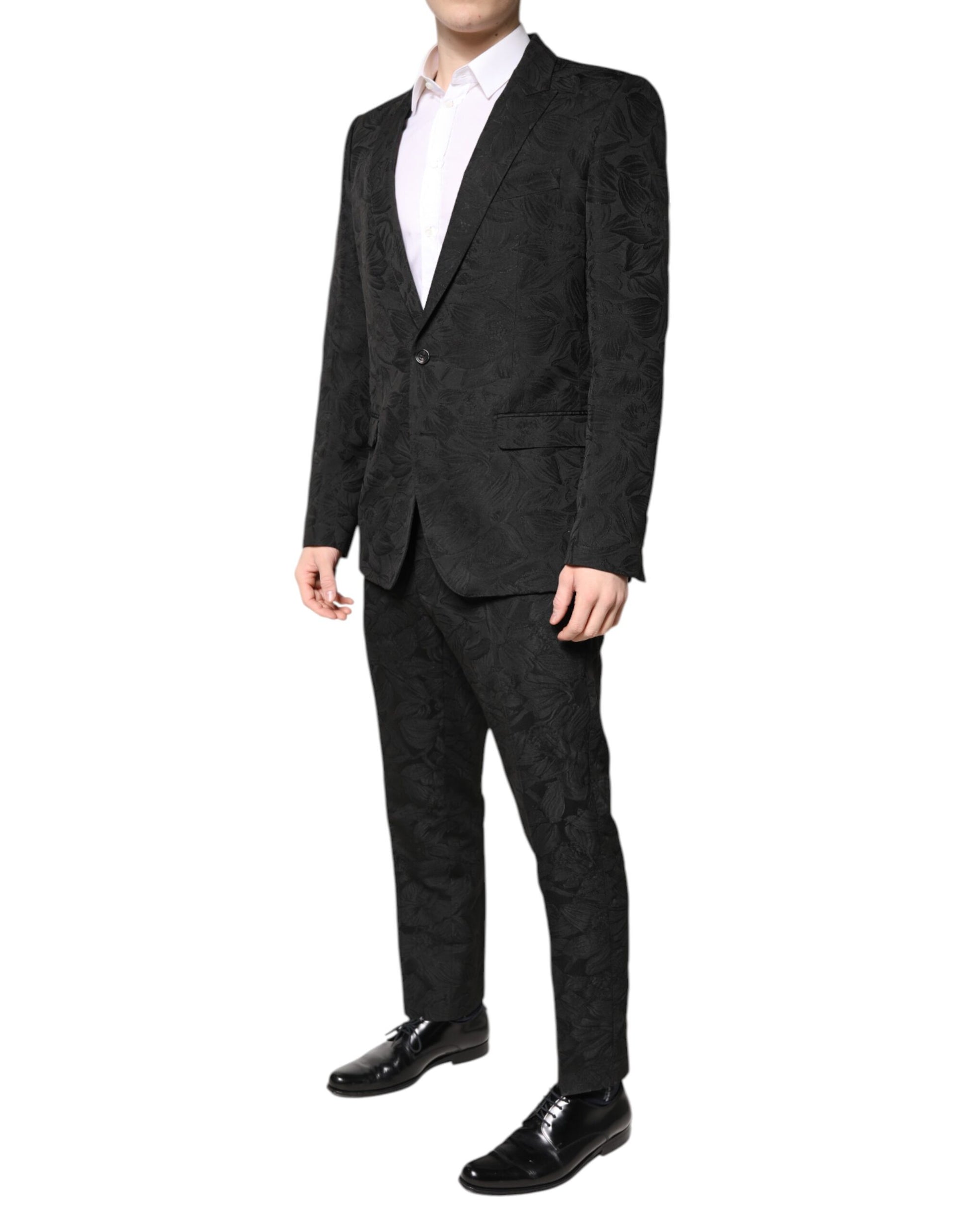 Dolce & Gabbana Black Two Piece Suits for Men detail view
