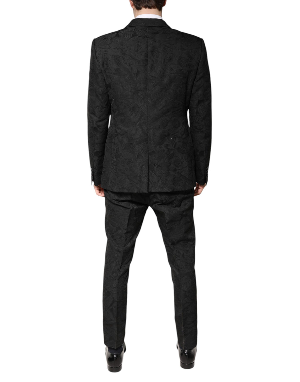 Dolce & Gabbana Black Two Piece Suits for Men side view