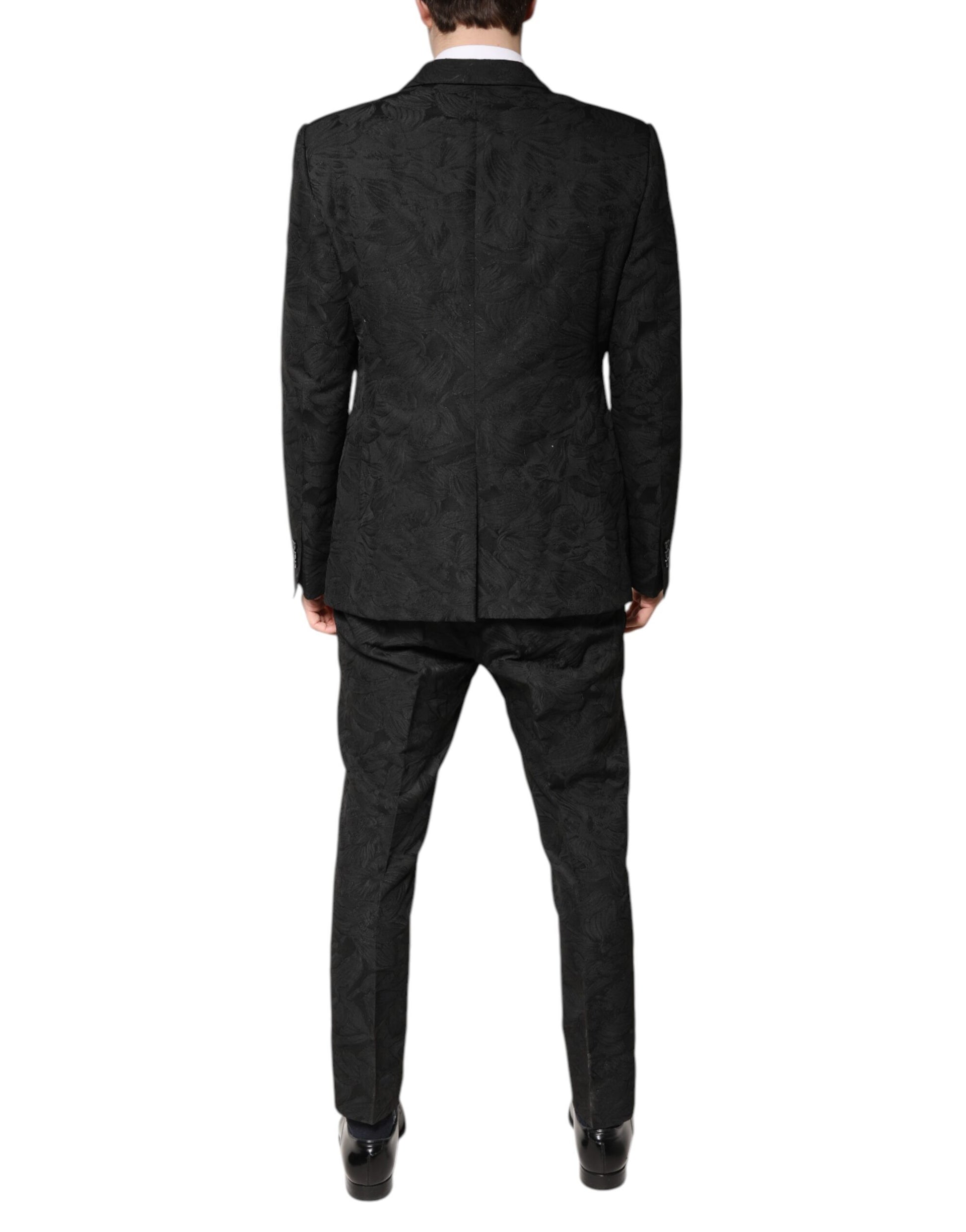 Dolce & Gabbana Black Two Piece Suits for Men side view