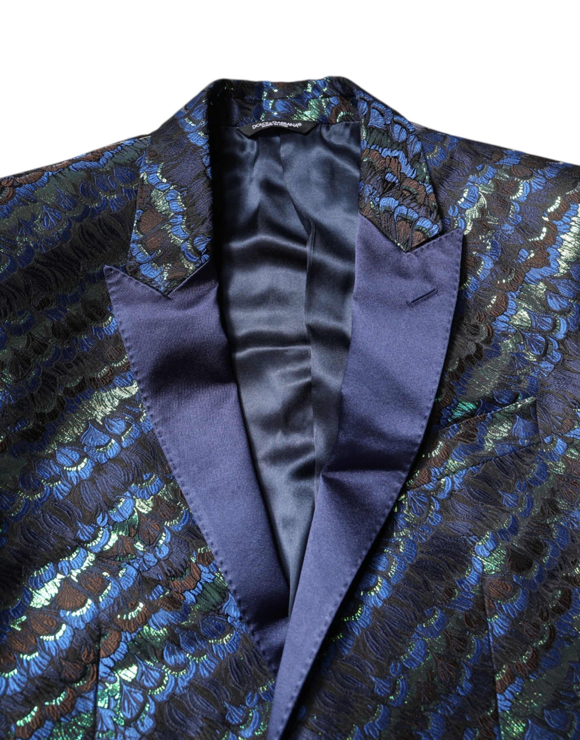 Costume 2 pièces en jacquard de polyester multicolore Dolce & Gabbana