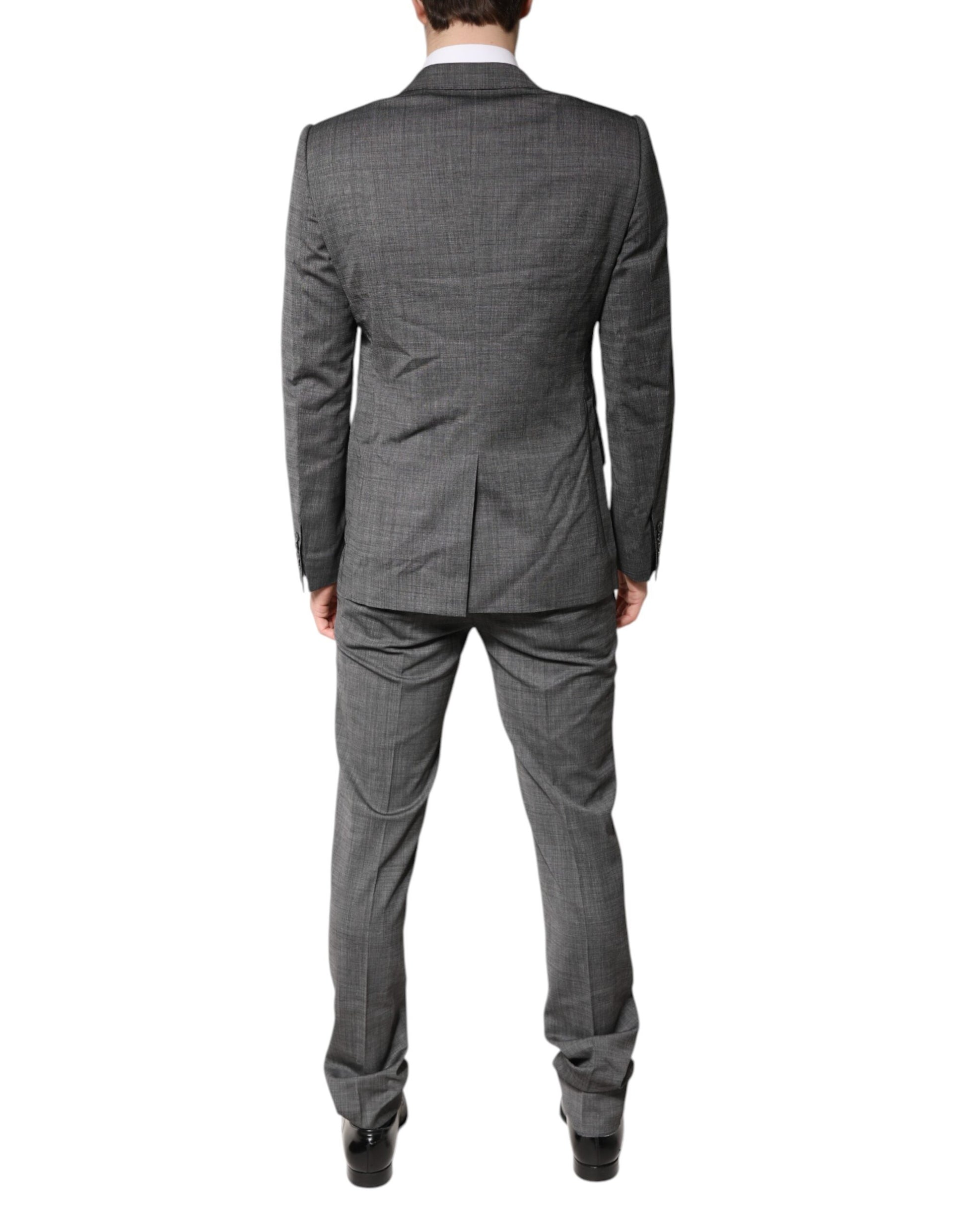 Dolce & Gabbana Grey Two Piece Suits for Men side view