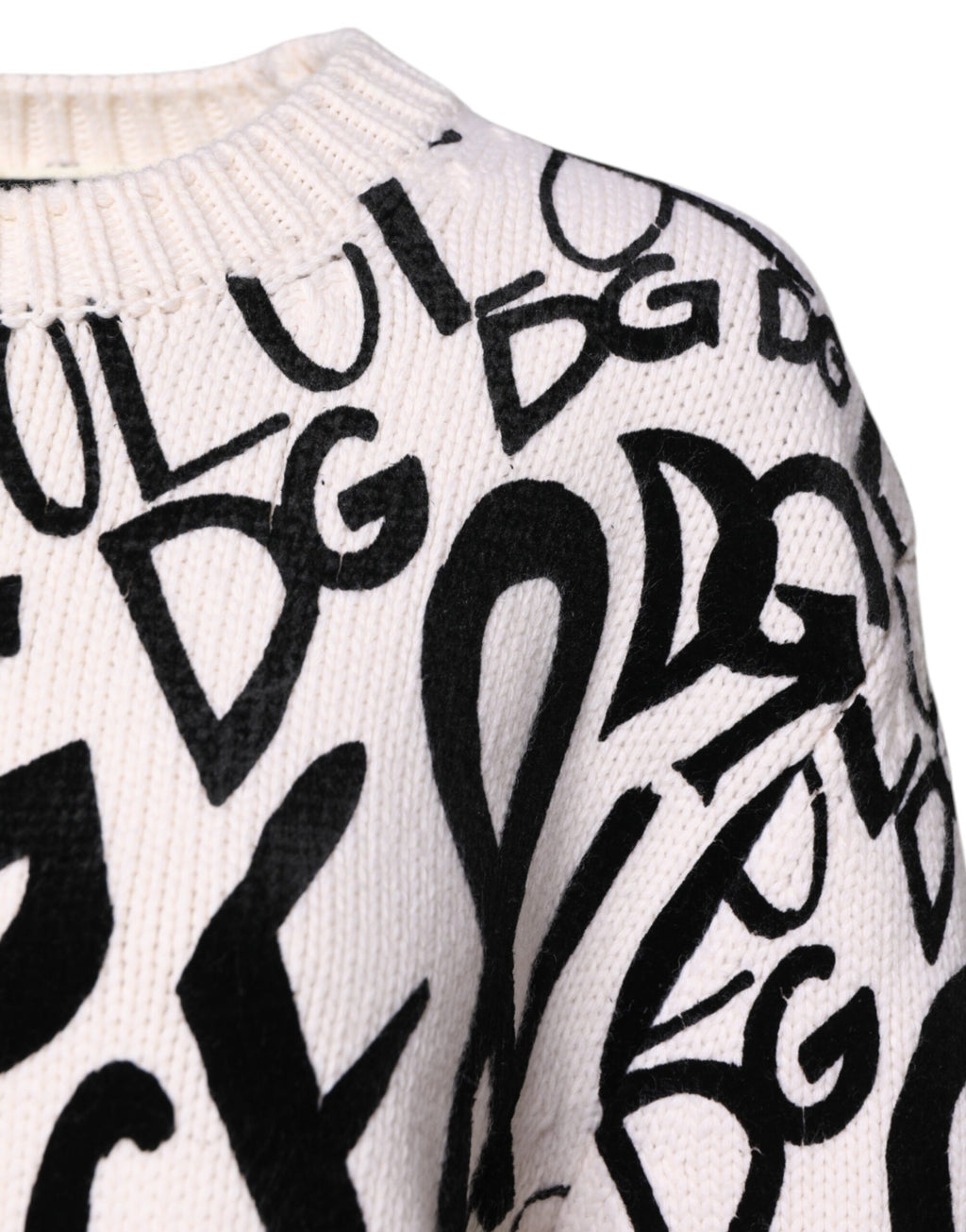 Dolce & Gabbana White Sweatshirt for Women detail view