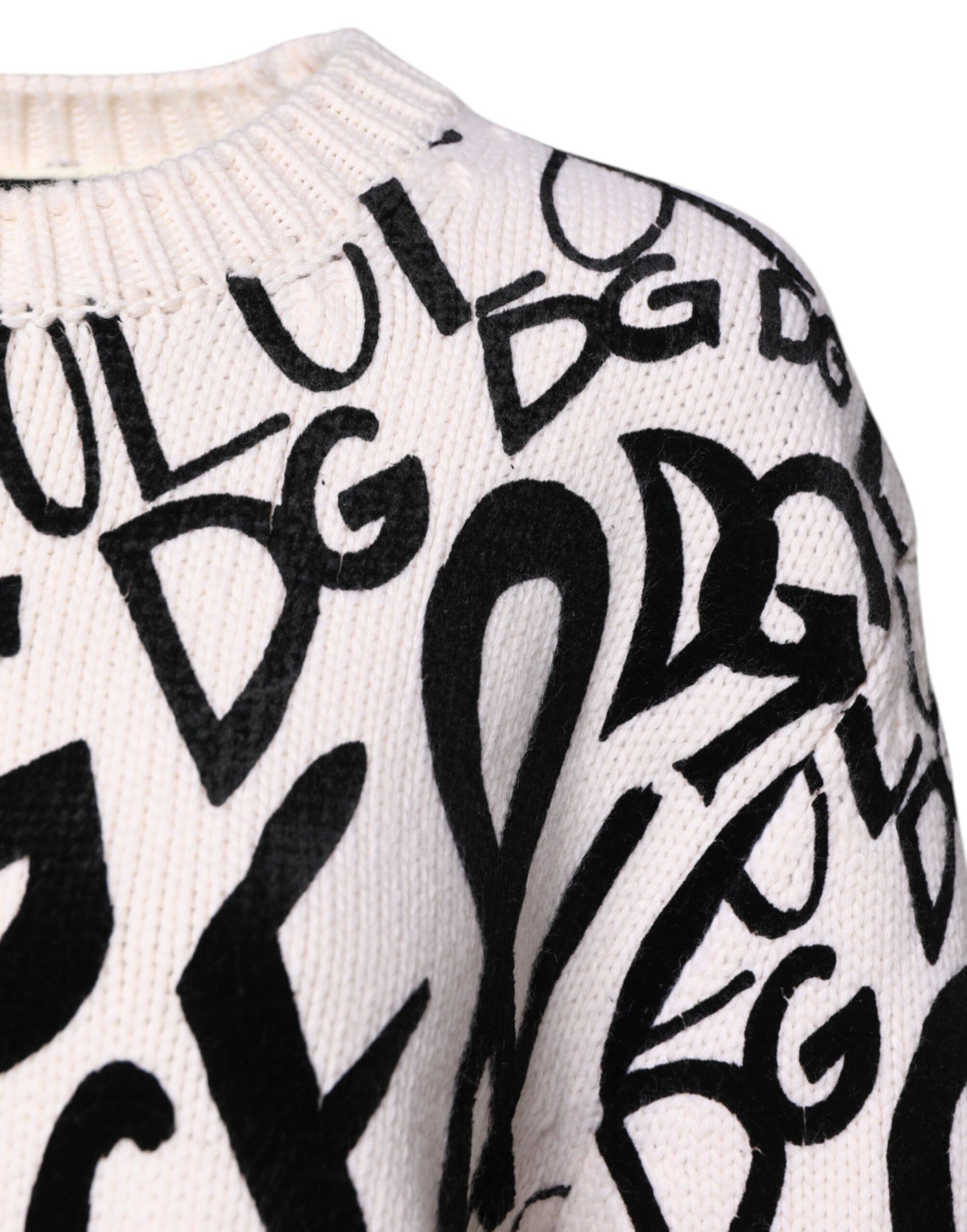 Dolce & Gabbana White Sweatshirt for Women detail view