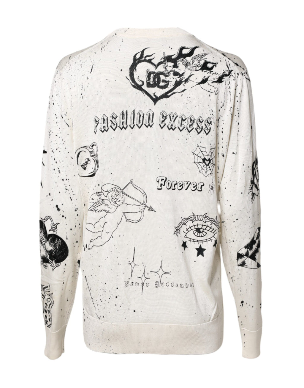 Dolce & Gabbana White Sweatshirt for Women side view