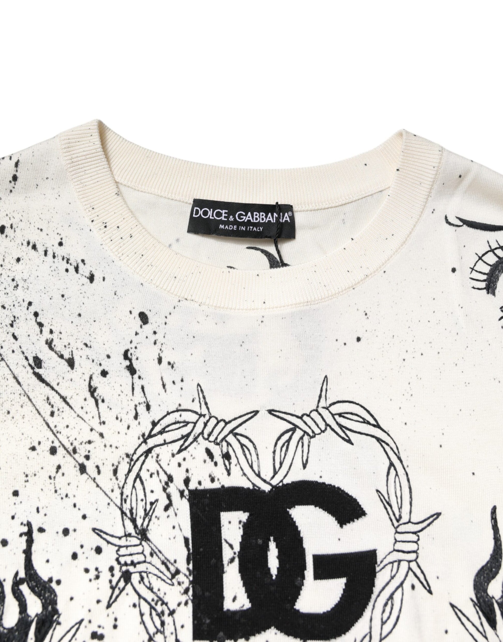 Dolce & Gabbana White Sweatshirt for Women additional view