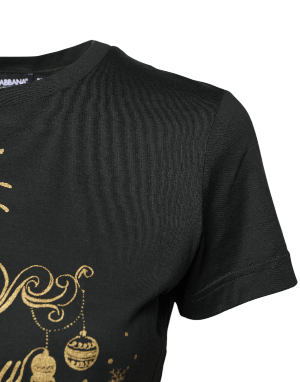Dolce & Gabbana Black T-Shirt for Women detail view