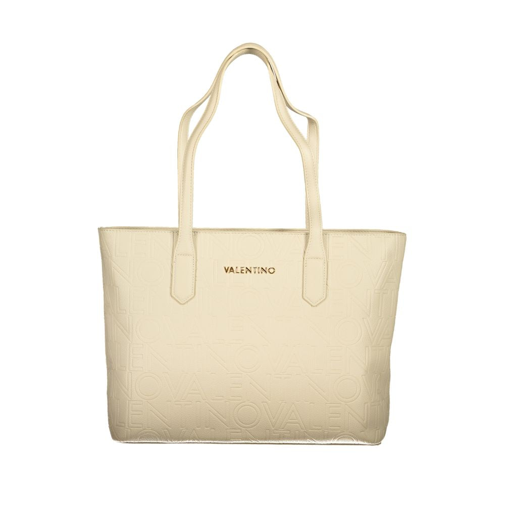Sac à main Valentino beige en polyéthylène