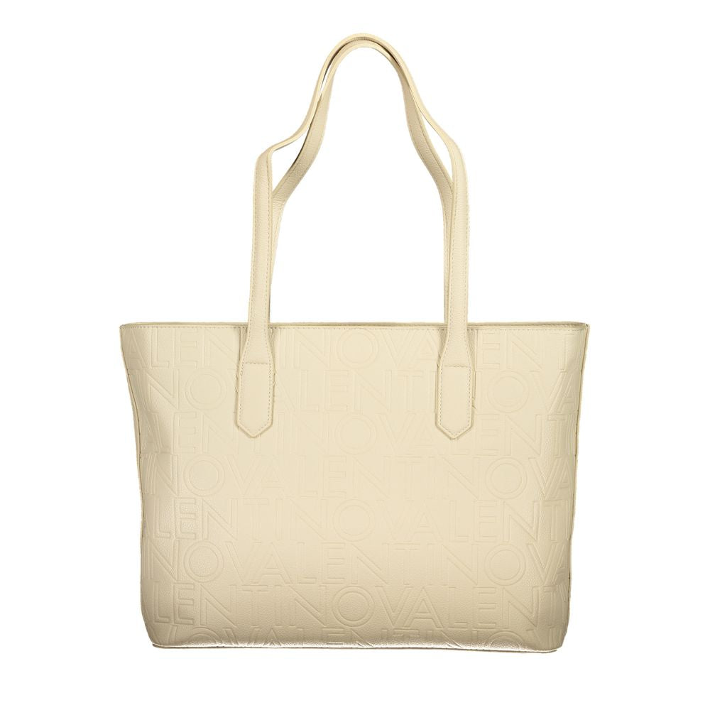 Sac à main Valentino beige en polyéthylène